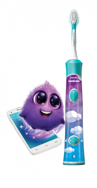 Philips Sonicare for Kids HX6322/04 Sonická elektrická zubná kefka pre deti s pripojením Bluetooth