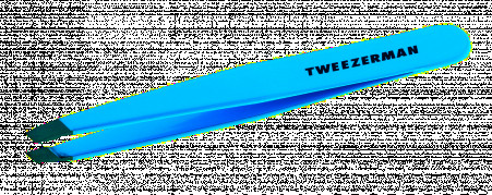 Tweezerman SLANT Blue jewel pinzeta modrý klenot