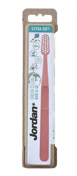 Jordan Green Clean Kids zubná kefka pre deti od 5-10 rokov, extra soft