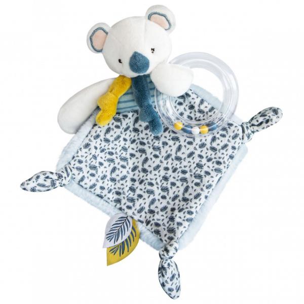 Doudou koala maznáčik s hrkálkou, 22 cm