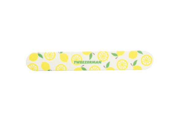 Tweezerman Nail File, pilník na nechty s puzdrom s motívom citrónov