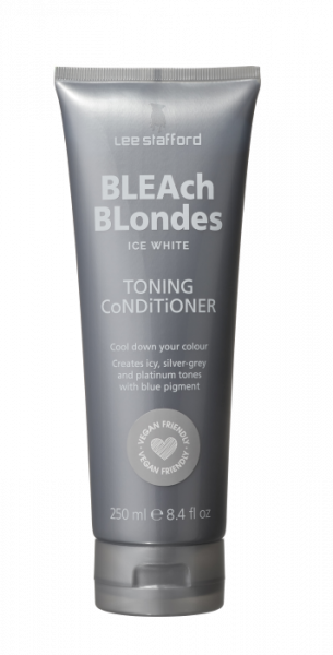Lee Stafford Bleach Blondes Ice White kondicionér s modrým pigmentom, 250 ml