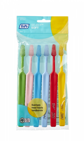 TePe Select soft, sada zubných kefiek, 4 + 2 zadarmo