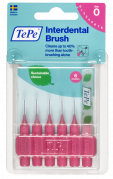 TePe Original medzizubné kefky z bioplastov 0,4 mm, ružové, 6 ks