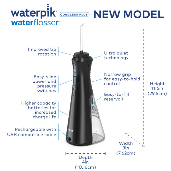 Waterpik Cordless Plus WP490 ústní sprcha