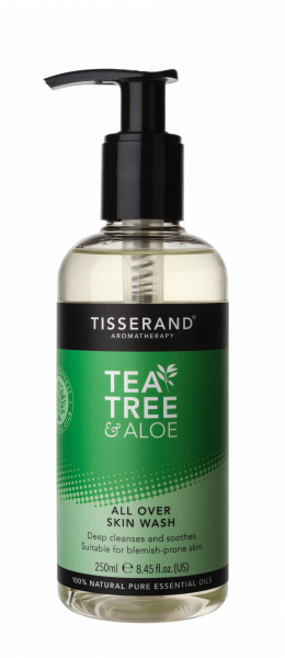Tisserand Tea Tree & Aloe Vera čistiací gel na celé telo, 250 ml