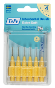 TePe Extra soft medzizubné kefky 0,7 mm, svetložlté, 6 ks