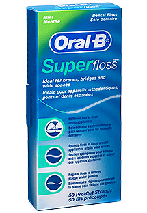 Oral-B Superfloss zubná niť, 50 ks