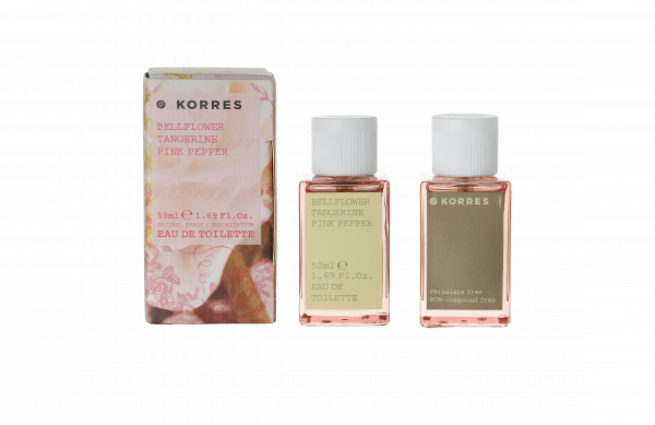 KORRES EDT - dámska toaletná voda ZVONEK / MANDARÍNKA / RUŽOVÉ KORENIE, 50 ml