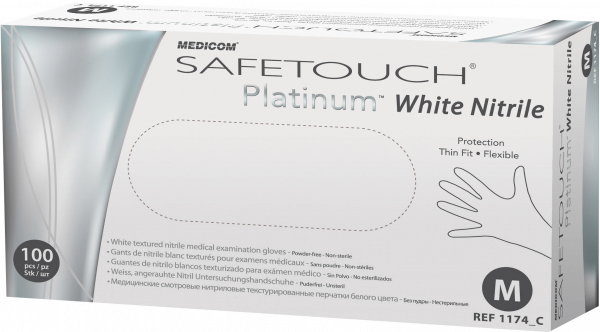 Medicom SafeTouch Collagen Nitrile, nitrilové rukavice nepudrované růžové, XS, 100 ks