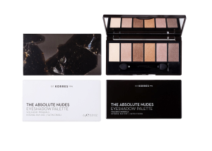 KORRES The Absolute Nudes paleta očných tieňov s vulkanickými minerálmi, 6 odtieňov