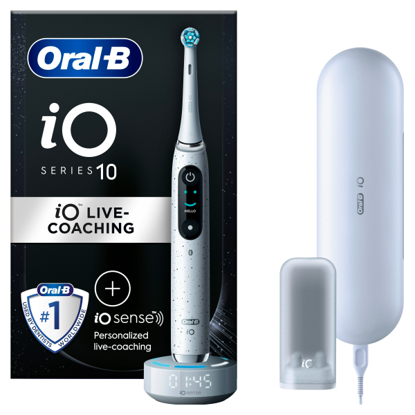 Oral-B iO Series 10 Stardust White elektrická zubná kefka