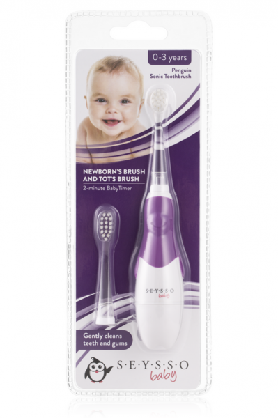 Seysso Baby Penguin sonická kefka detská, 0-3 rokov