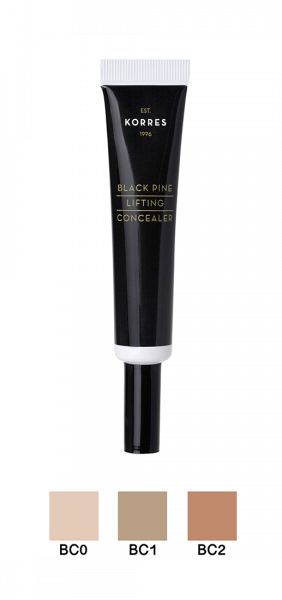 KORRES Black Pine - korektor s čiernou borovicou s liftingovým účinkom, odtieň BC2, 10 ml