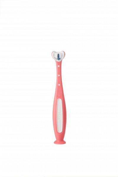 Fridababy Tooth Hugger 3D zubná kefka, ružová