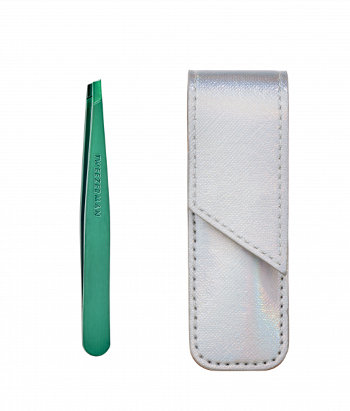 Tweezerman Emerald Eve Slant Smaragd pinzeta v darčekovom balení