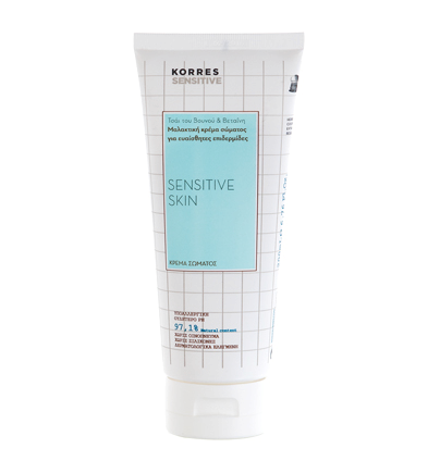 Korres Sensitive Body Milk Mountain Tea - telové mlieko na citlivú pokožku, 200 ml