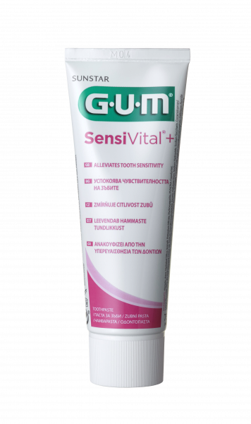 GUM SensiVital+ zubný gél pre citlivé zuby s CPC 0,05 %, 75 ml
