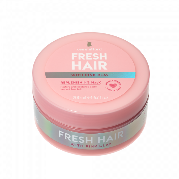 Lee Stafford Fresh Hair maska s ružovým ílom, 200 ml