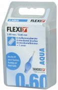 Tandex Flexi mezizubné kefky modré 1,0 mm, 6 ks