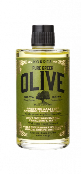 KORRES Olive 3in1 Nourishing Oil - vyživujúci olej 3v1, 100 ml