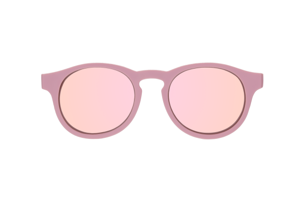 BABIATORS Polarized Keyhole Pretty in Pink, polarizačné zrkadlové slnečné okuliare ružové, 3-5 rokov