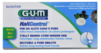 GUM HaliControl pastilky proti zápachu z úst, 10 kusov