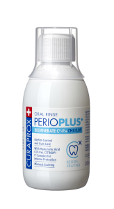 Curaprox Perio Plus+ Regenerate ústna voda (0,09% CHX + HA), 200 ml