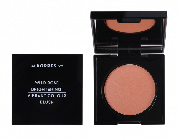 KORRES Wild Rose Blush - lícenka s divou ružou, odtieň 42 LUMINOUS APRICOT, 5,5 g