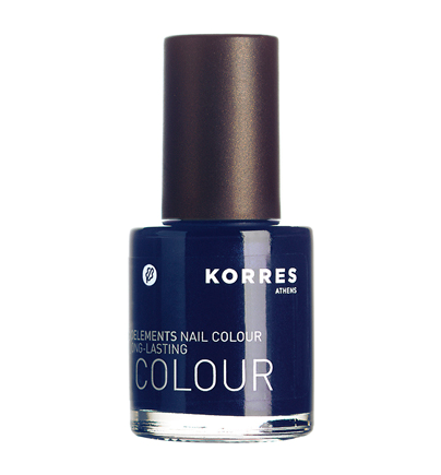 KORRES Nail Colour MIDNIGHT BLUE 88 - ošetrujúci lak na nechty, odtieň 88, 10 ml