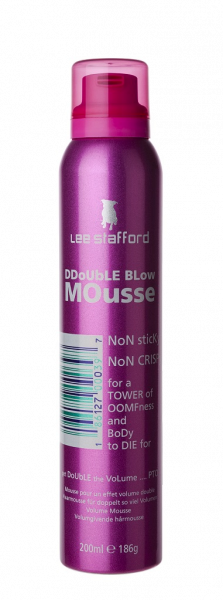 Lee Stafford Double Blow Volumizing Mousse penové tužidlo, 200 ml