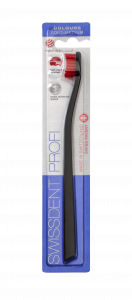 SWISSDENT COLOURS Soft-Medium, čierno-čiervený
