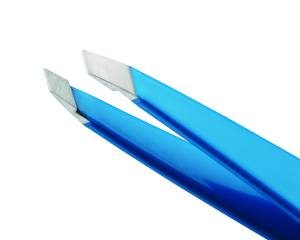 Tweezerman SLANT Blue jewel pinzeta modrý klenot