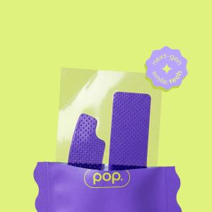 Pop Purple Whitening Strips, fialové bieliace pásiky s okamžitým účinkom, 10 ks