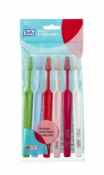 TePe Select x-soft, set zubných kefiek, 4+2 zadarmo