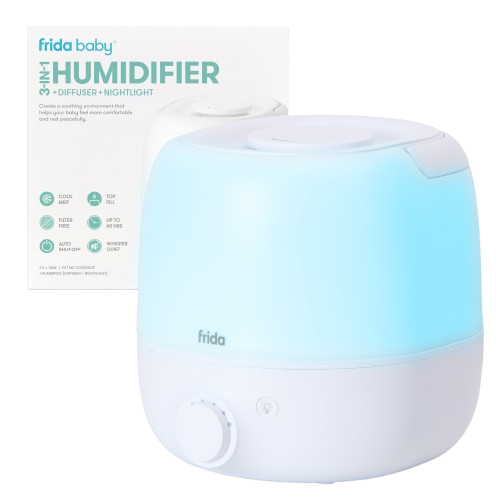 Frida Baby Humidifier 2.0, zvlhčovač vzduchu, difuzér a nočné svetlo 3v1