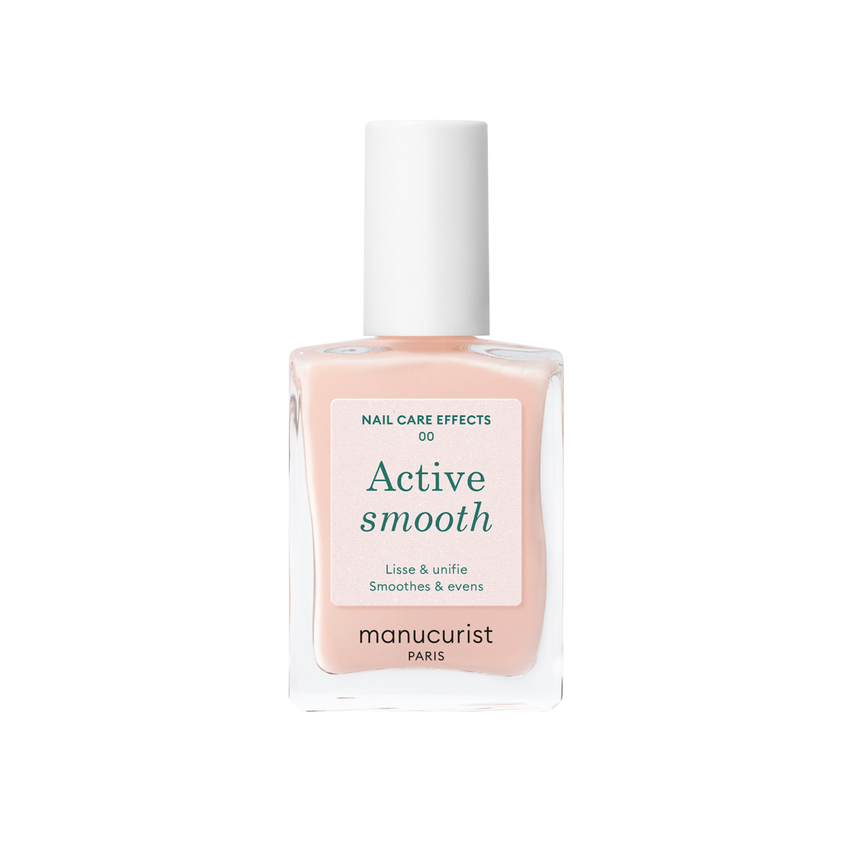 Manucurist Active Smooth, zjednocujúci lak na nechty v odtieni 00, 15 m