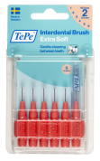 TePe Extra soft medzizubné kefky 0,5 mm, svetločervené, 6 ks