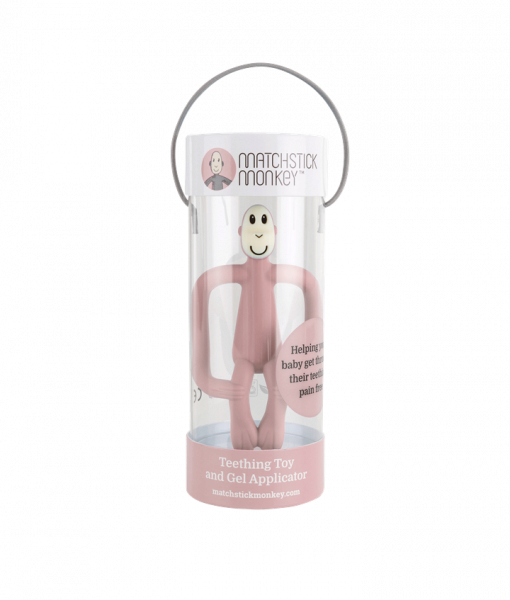 Matchstick Monkey hryzadlo, svetlo ružová