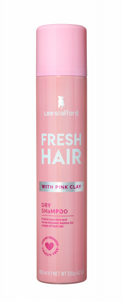 Lee Stafford Fresh Hair suchý šampón s ružovým ílom, 200 ml