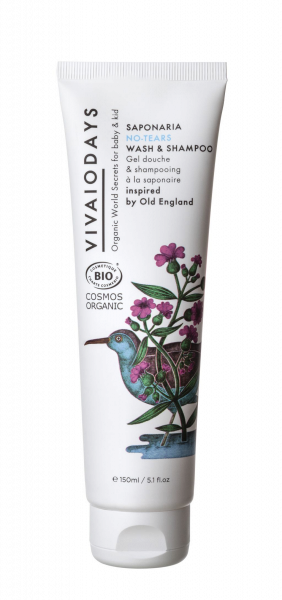 VIVAIODAYS Gél do kúpeľa a šampón (bez sĺz) s mydlice, 150 ml