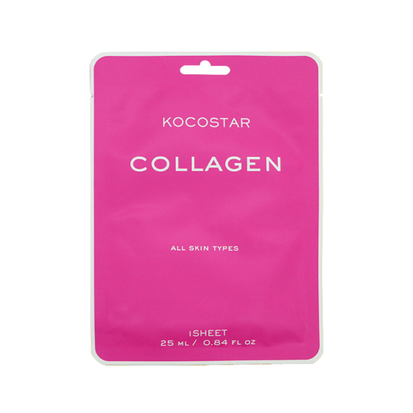Kocostar Collagen Sheet Mask Výživná pleťová maska s anti-aging efektom, 1 ks