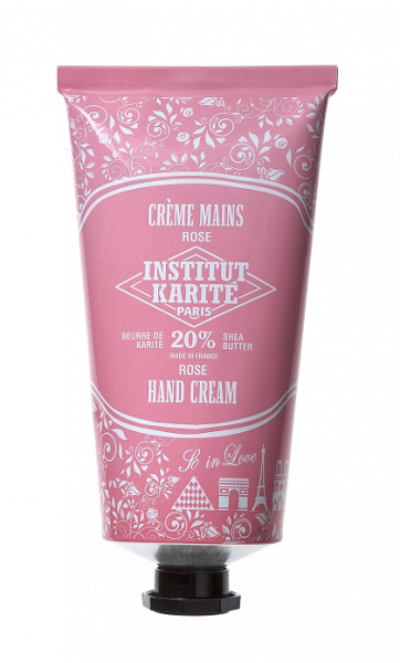 Institut Karite Rose Hand Cream Krém na ruky s voňou ruže, 75 ml