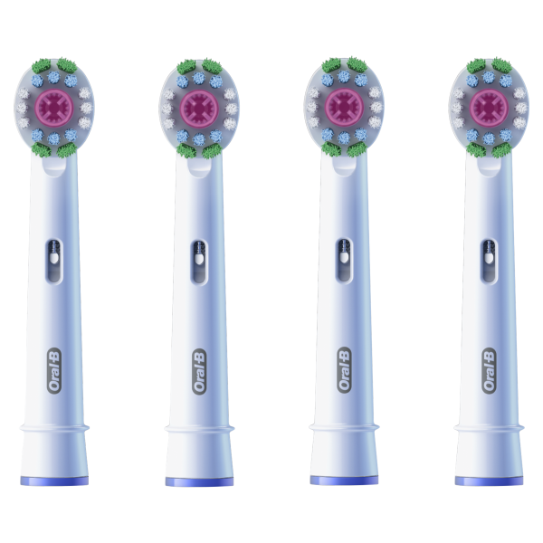 Oral B 3D White EB 18-4, náhradné hlavice, 4 ks