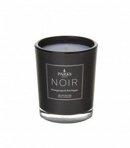 Parks NOIR Pomegranate&Pink pepper sviečka s vôňou pomaranča a ružového korenia, 60 g