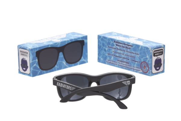 Vianočný balíček Jellycat Alice Axolotl a Babiators Navigator, čierne, 3-5 rokov