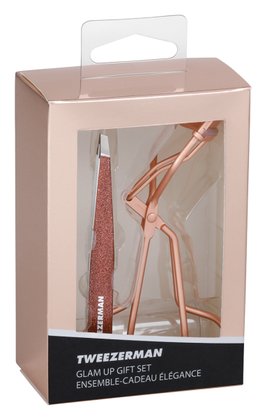 Tweezerman Limitovaná darčeková sada pinzety Slant a klieštikov na riasy