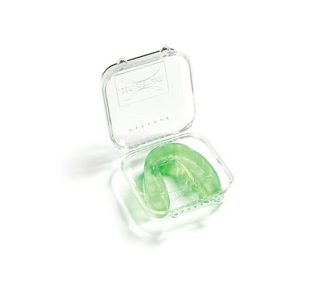 Dr. Brux Bite chránič proti škrípaniu zubov na nočné použitie, zelený