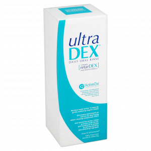 UltraDEX ústny výplach proti zlému dychu s fluoridy, 250 ml