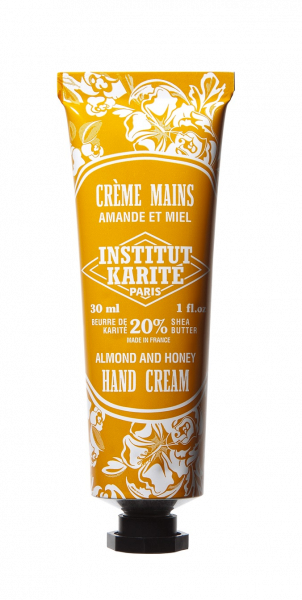 Institut Karite Almond and Honey krém na ruce s voňou mandle a med, 30 ml